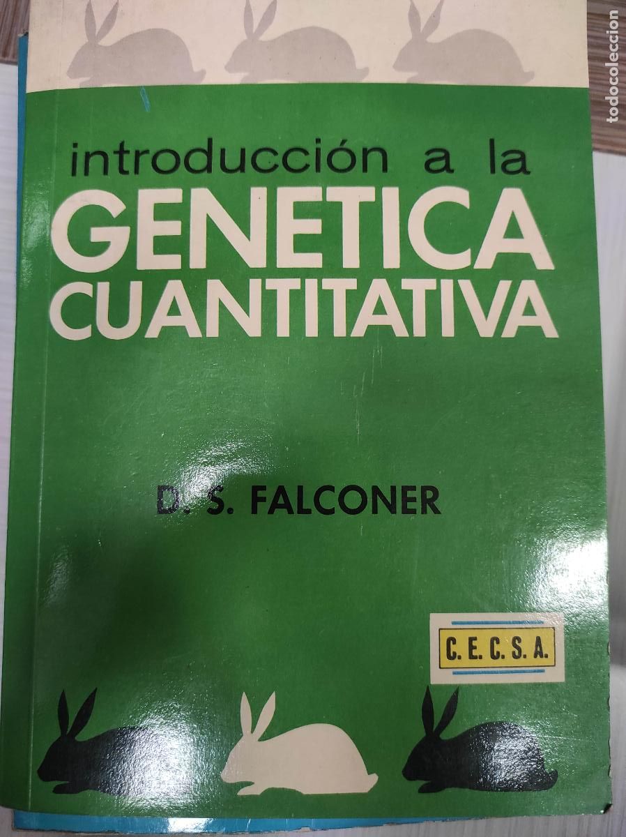 Libros de segunda mano: INTRODUCCI&Oacute;N A LA GEN&Eacute;TICA CUANTITATIVA - D. S. FALCONER - Foto 1