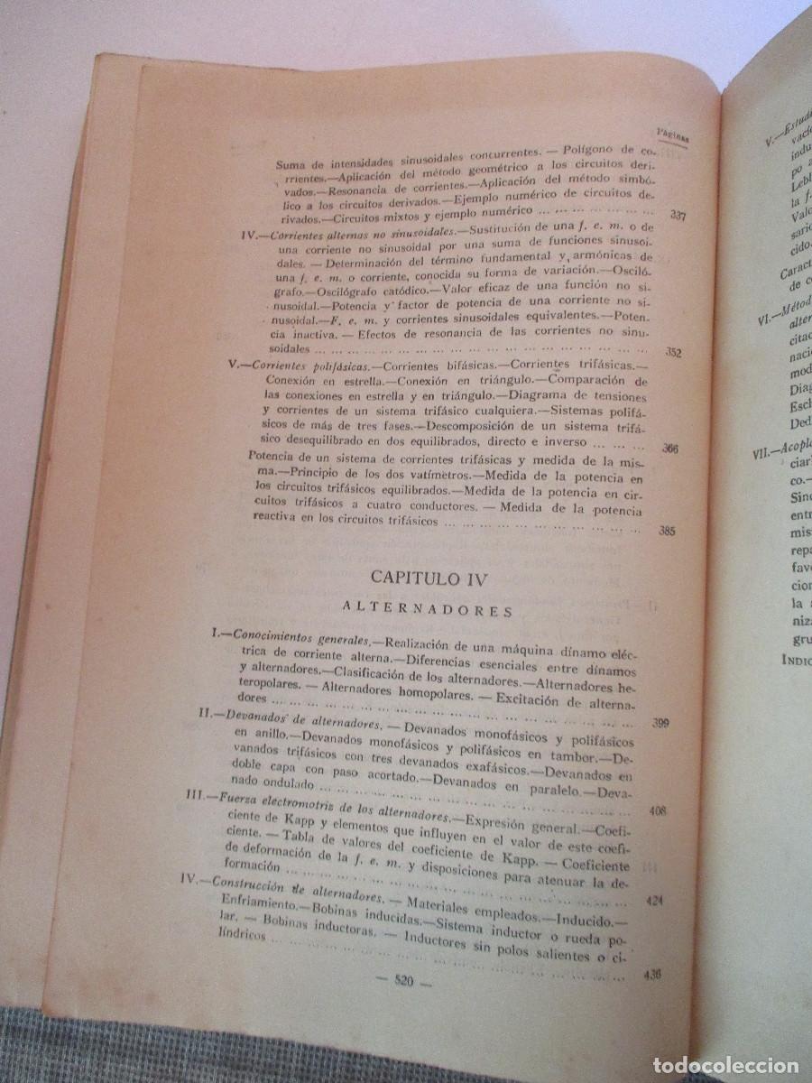 Libros de segunda mano: JOS&Eacute; MORILLO Y FARF&Aacute;N Curso de electrotecnia W27240 - Foto 5