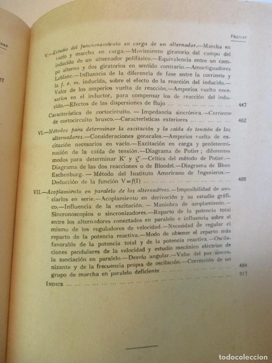 Libros de segunda mano: JOS&Eacute; MORILLO Y FARF&Aacute;N Curso de electrotecnia W27240 - Foto 6