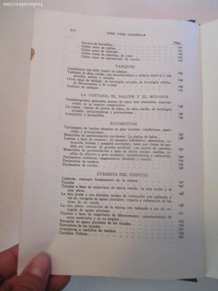 Libros de segunda mano: PEDRO BENAVENT DE BARBER&Aacute; Como debo construir Manual pr&aacute;ctico de construcci&oacute;n de edificios W27243 - Foto 6