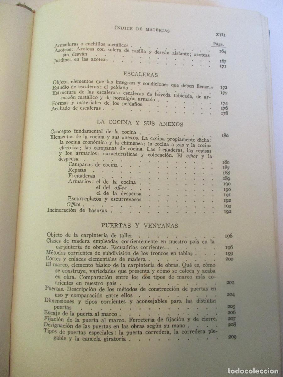 Libros de segunda mano: PEDRO BENAVENT DE BARBERA C&oacute;mo de construir Manual pr&aacute;ctico de construcci&oacute;n de edificios W27249 - Foto 7