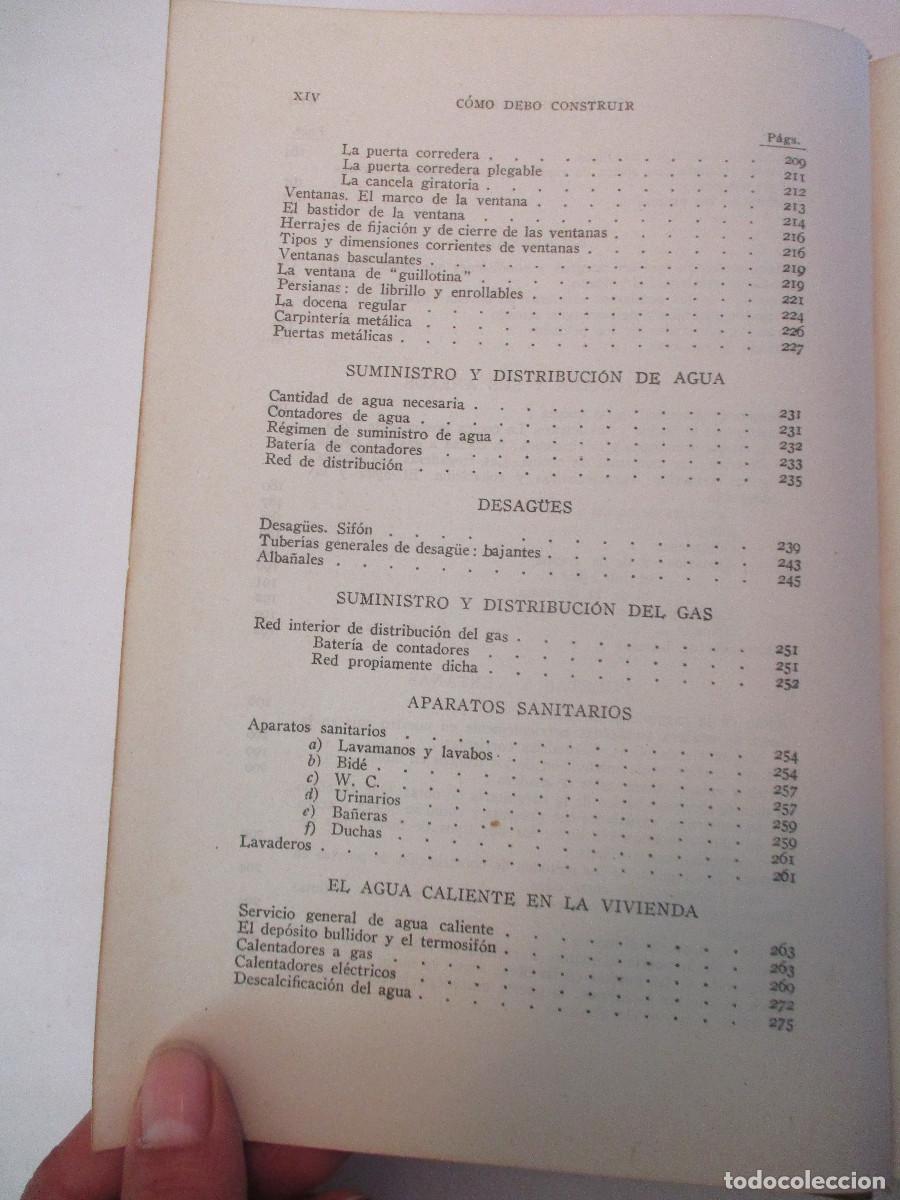 Libros de segunda mano: PEDRO BENAVENT DE BARBERA C&oacute;mo de construir Manual pr&aacute;ctico de construcci&oacute;n de edificios W27249 - Foto 8