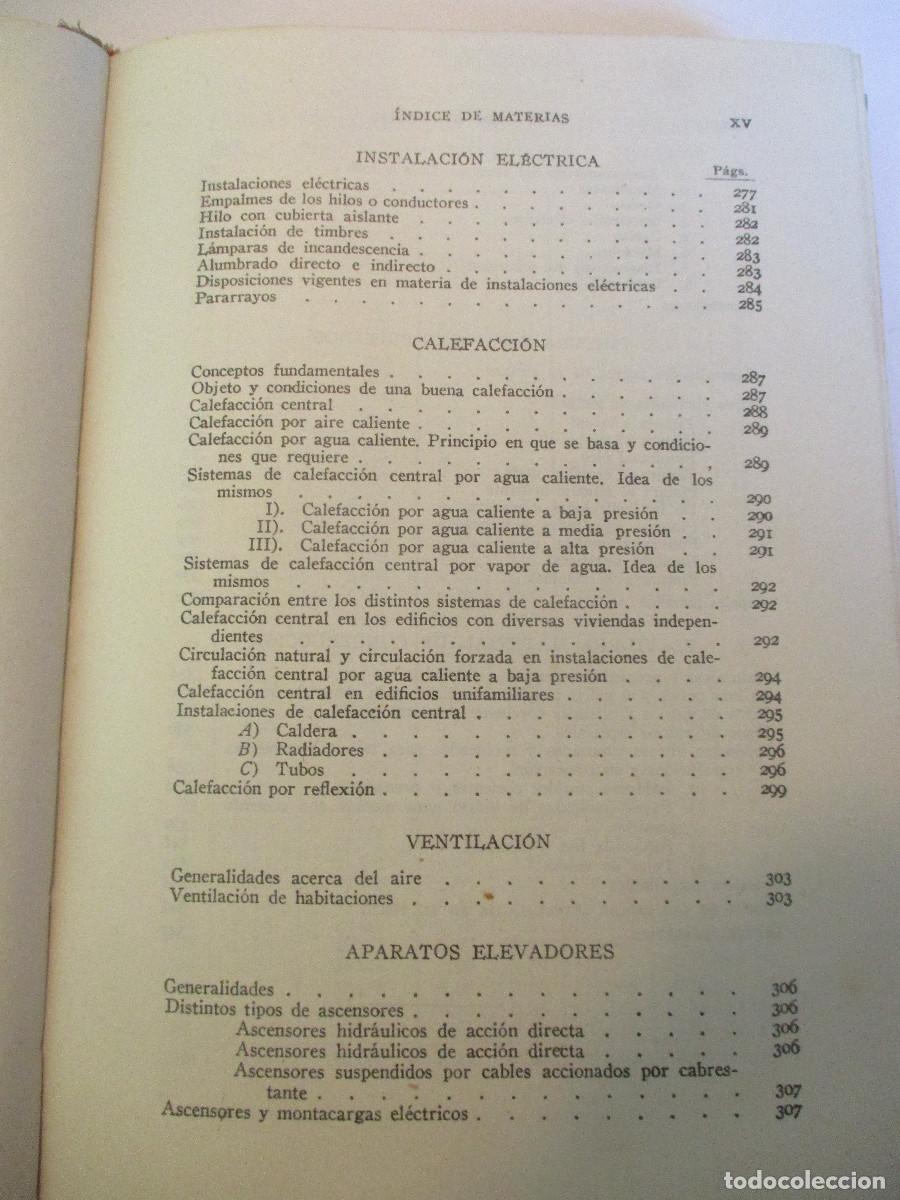Libros de segunda mano: PEDRO BENAVENT DE BARBERA C&oacute;mo de construir Manual pr&aacute;ctico de construcci&oacute;n de edificios W27249 - Foto 9