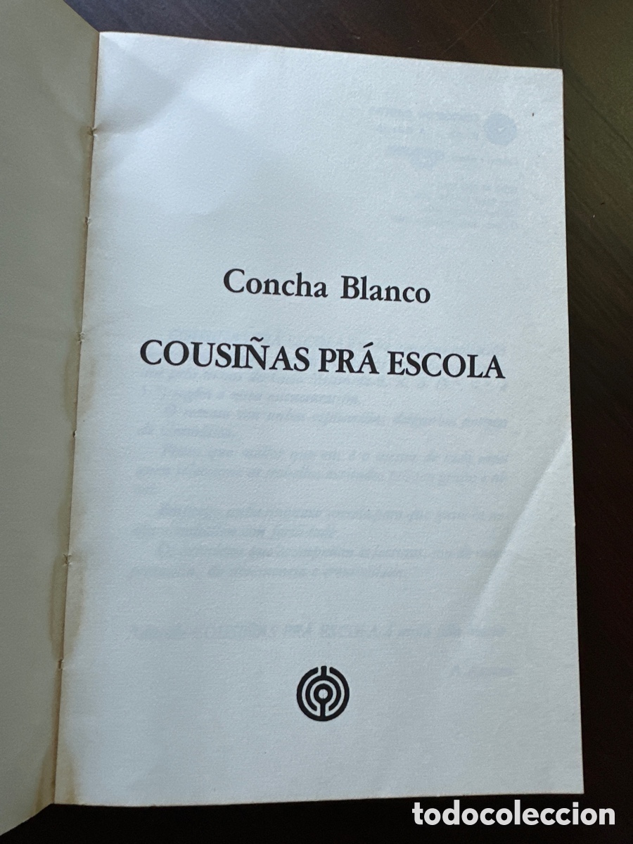 Libros de segunda mano: COUSI&Ntilde;AS PRA ESCOLA -- CONCHA BLANCO -- EDICIOS DO CASTRO 1984 - Foto 2