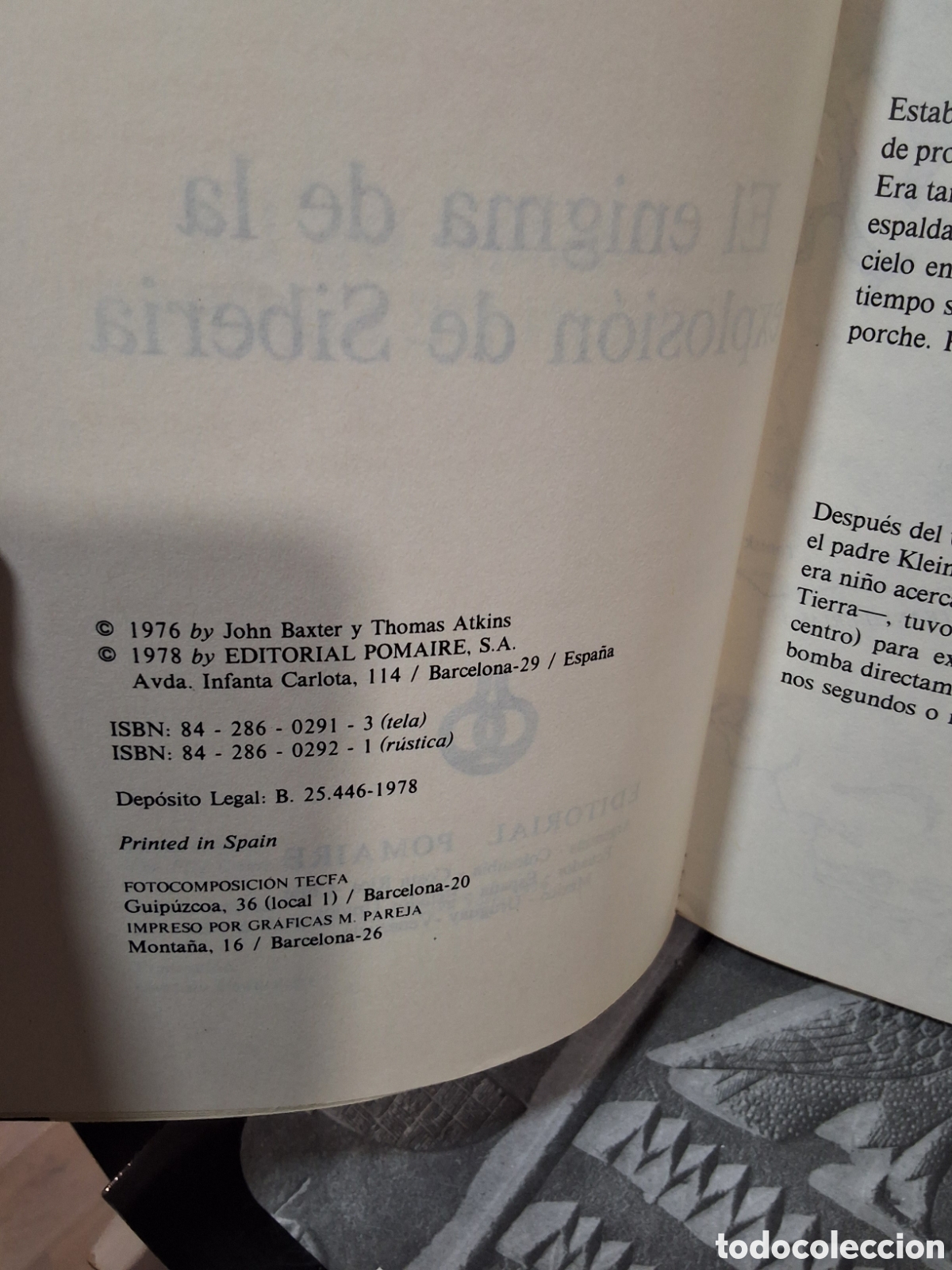 Libros de segunda mano: EL ENIGMA DE LA EXPLOSI&Oacute;N EN SIBERIA J. BAXTER - T. ATKINS - . - Foto 5