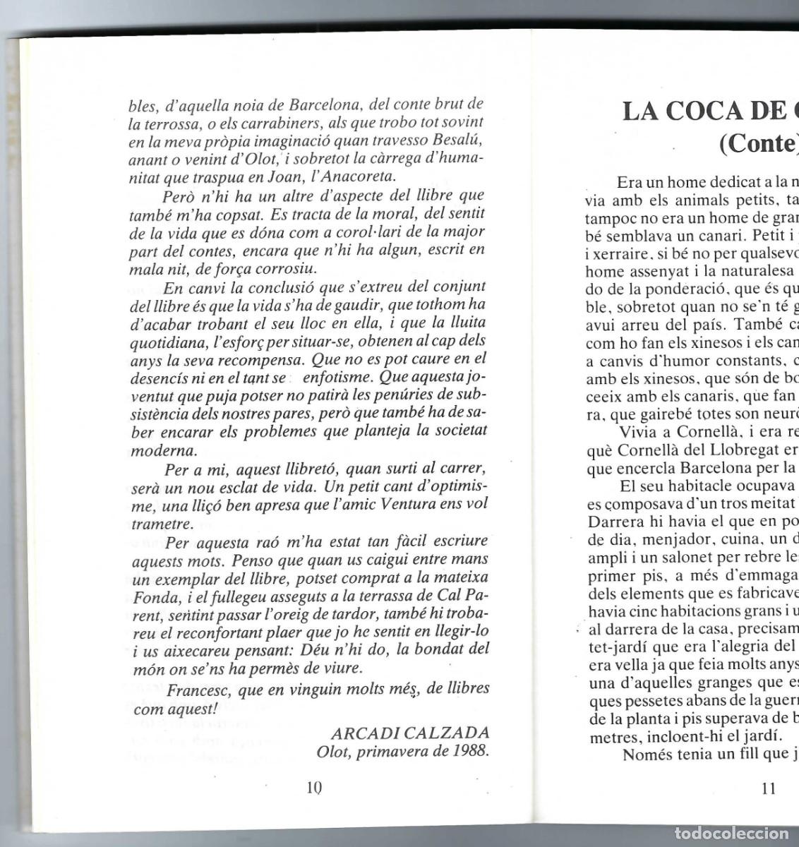 Libros de segunda mano: 35... CONTES CURTS. FRANCESC VENTURA. OLOT. 1988 - Foto 4