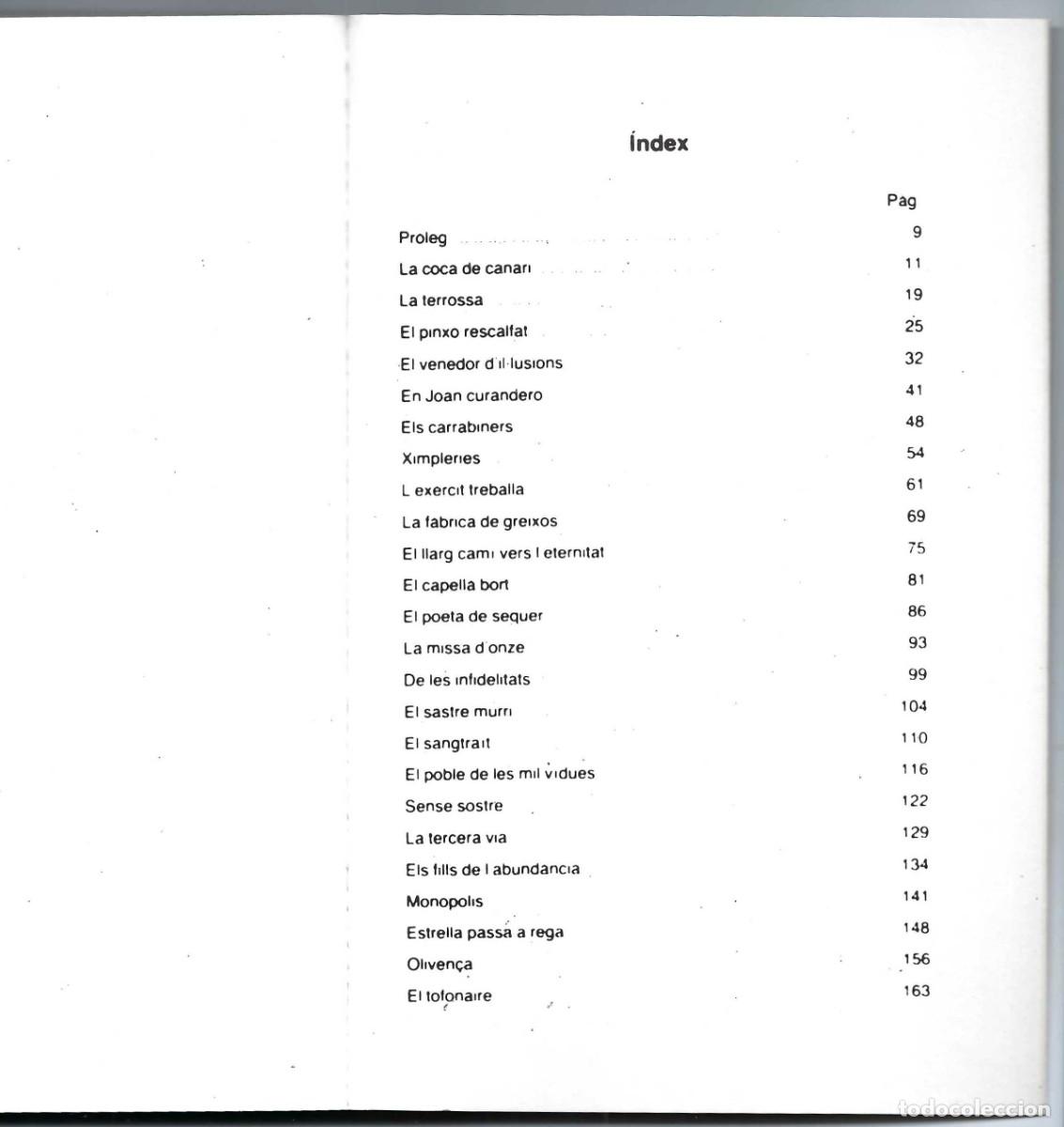 Libros de segunda mano: 35... CONTES CURTS. FRANCESC VENTURA. OLOT. 1988 - Foto 8