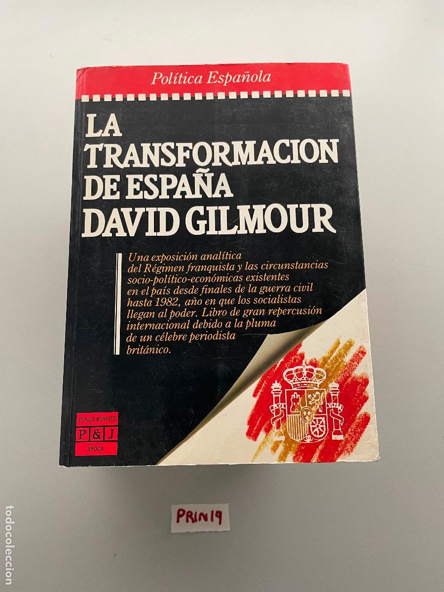Libros de segunda mano: La transformaci&oacute;n de Espa&ntilde;a David Gilmour - Foto 1