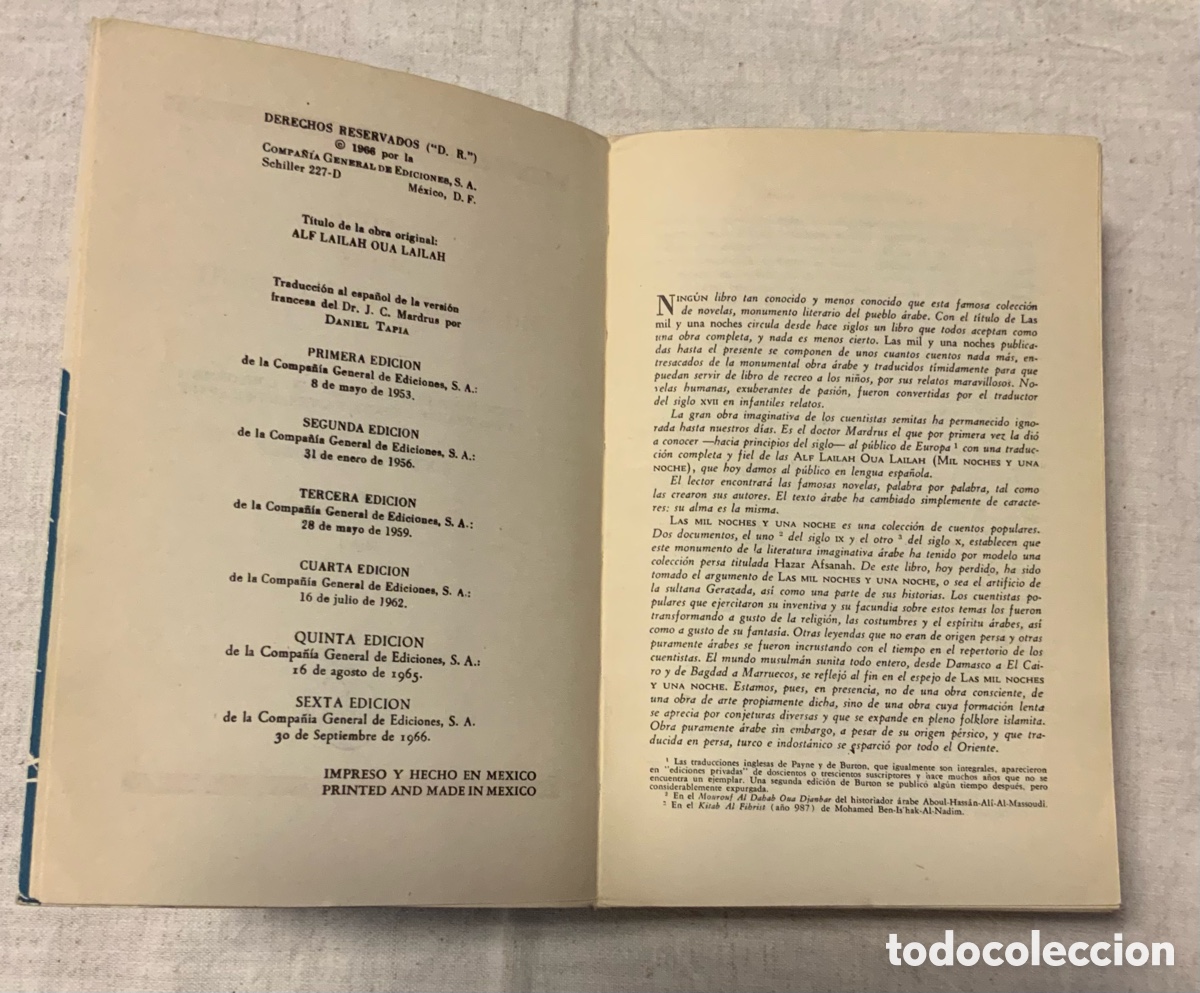 Libros de segunda mano: Las mil noches y una. - Foto 4
