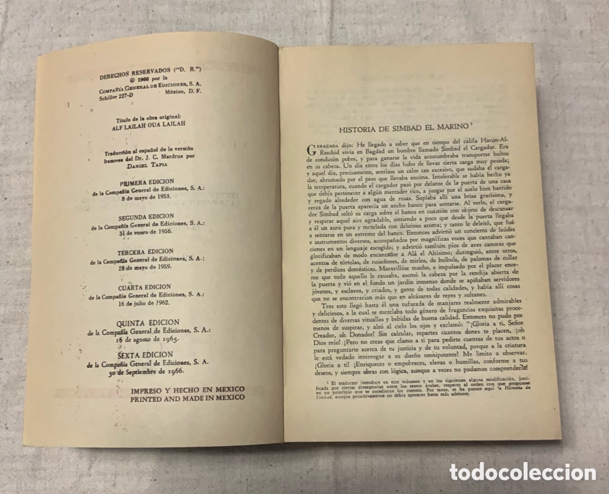 Libros de segunda mano: Las mil noches y una. - Foto 8