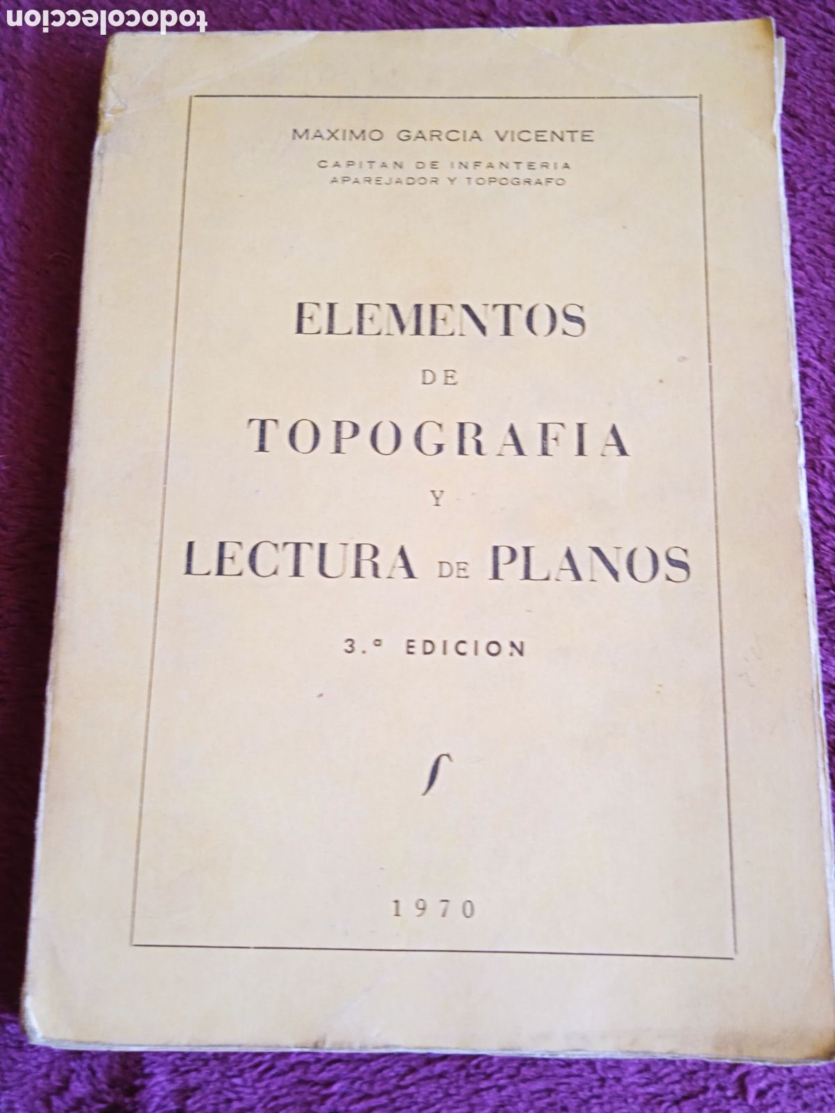 Libros de segunda mano: ELEMENTOS DE TOPOGRAFIA Y LECTURA DE PLANOS / MAXIMO GARCIA VICENTE - Foto 1