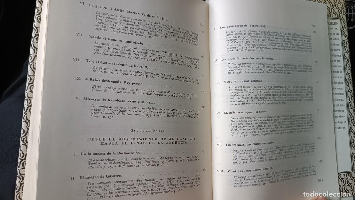 Libros de segunda mano: Historia y anecdotario del teatro real - Foto 10
