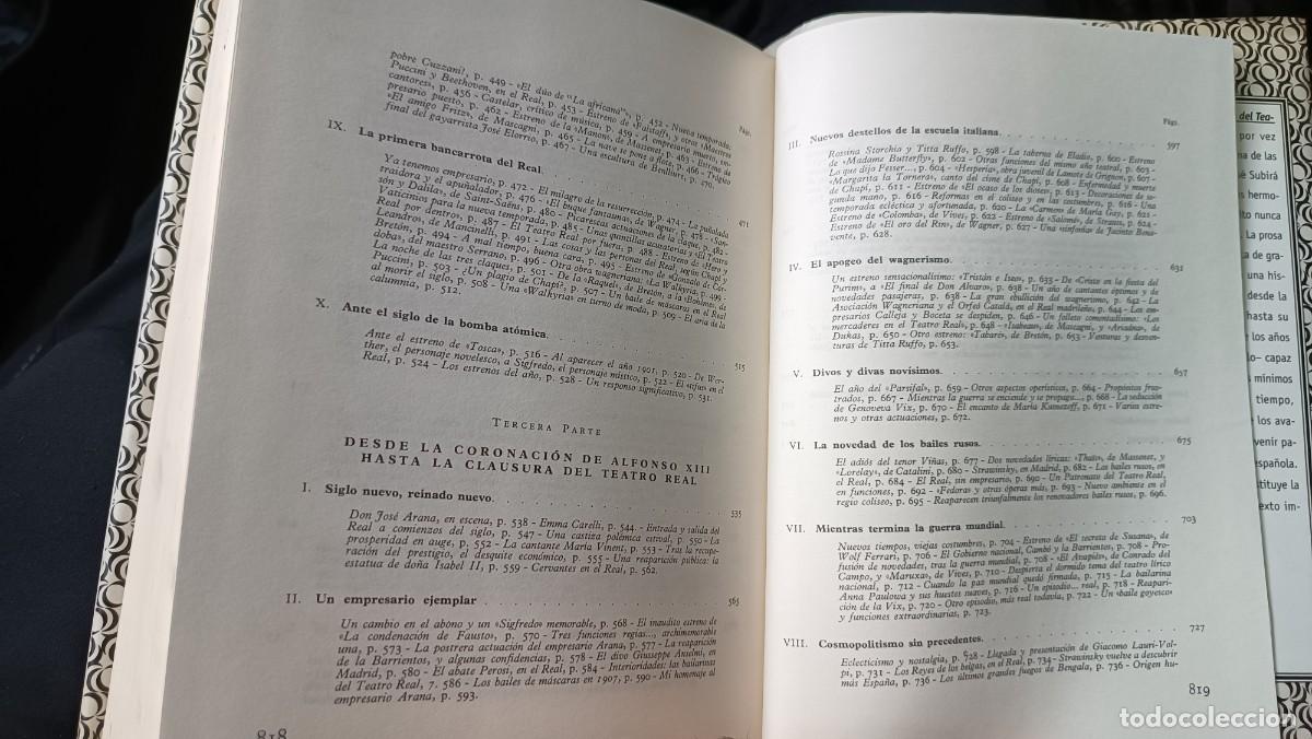 Libros de segunda mano: Historia y anecdotario del teatro real - Foto 11