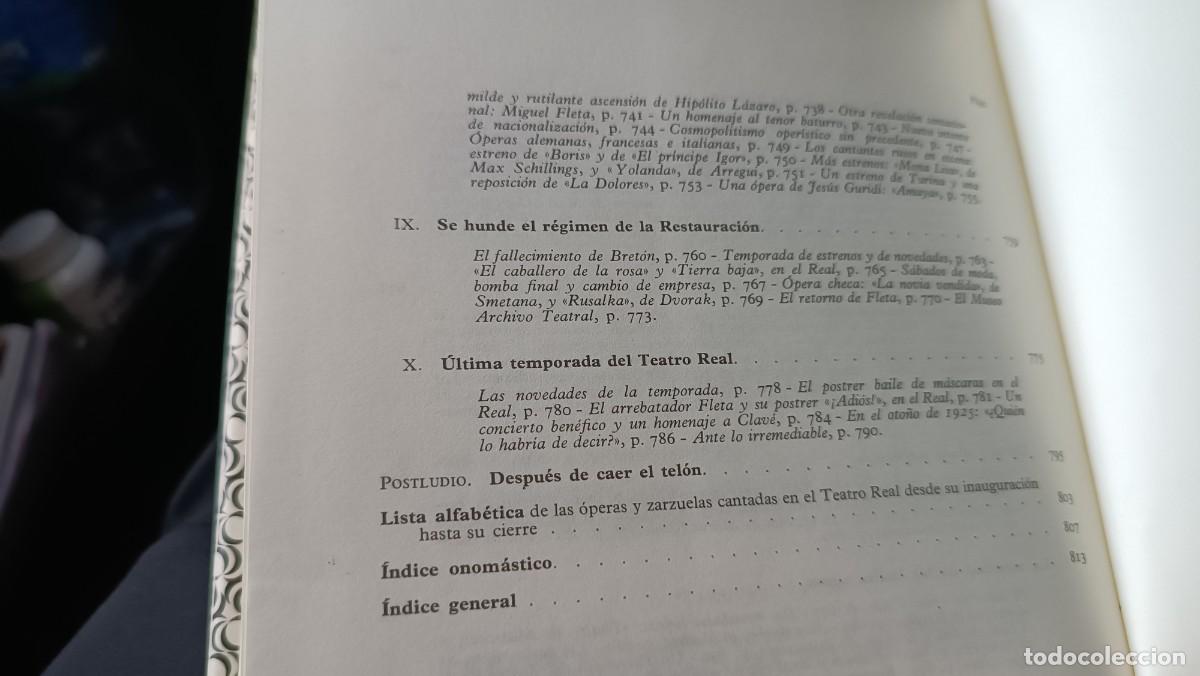 Libros de segunda mano: Historia y anecdotario del teatro real - Foto 12
