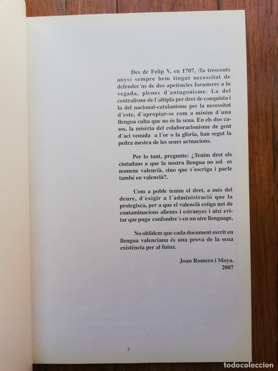 Libros de segunda mano: Llibret de la Falla Francesc Climent - Uruguay - Marqu&eacute;s de Bellet del a&ntilde;o 2007. Vallada - Foto 5