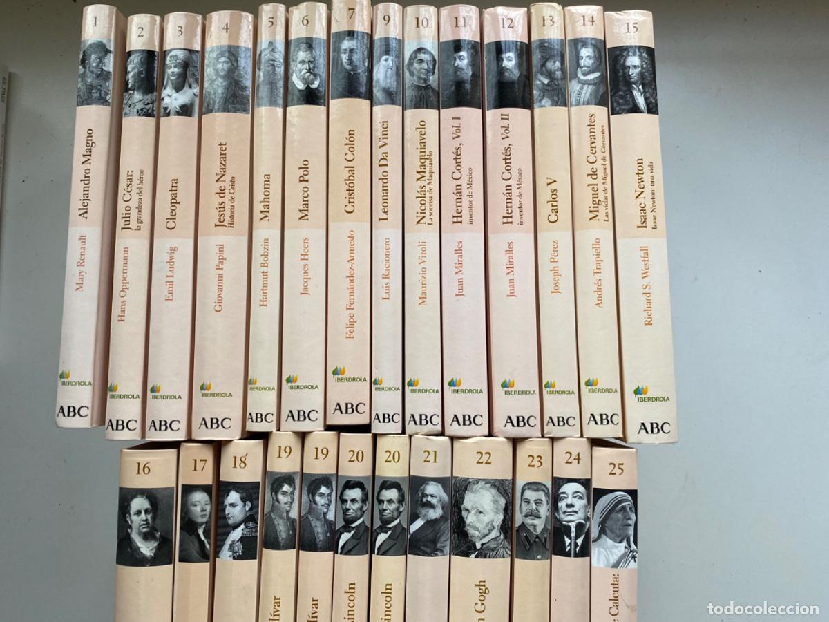 Libros de segunda mano: BIBLIOTECA ABC PROTAGONISTAS DE LA HISTORIA 24 TOMOS DE 25 - Foto 1
