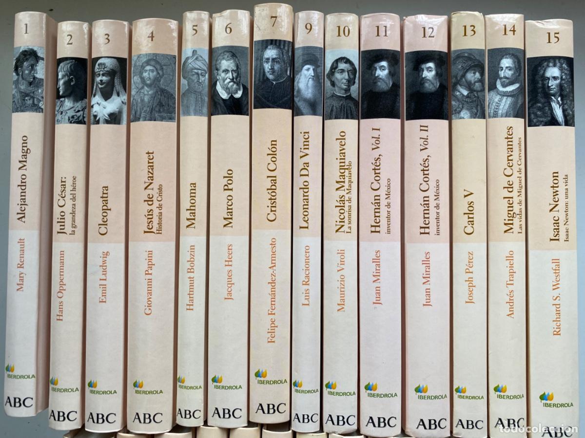 Libros de segunda mano: BIBLIOTECA ABC PROTAGONISTAS DE LA HISTORIA 24 TOMOS DE 25 - Foto 2
