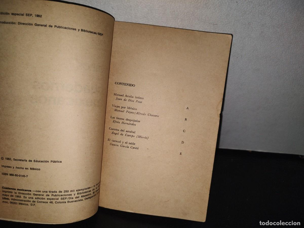 Libros de segunda mano: 102- VARIOS CUADERNOS MEXICANOS. SEP - 1982 - Foto 4
