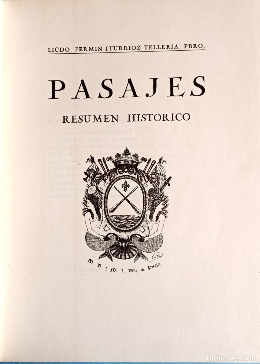 Libros de segunda mano: PASAJES. RESUMEN HIST&Oacute;RICO - Foto 2