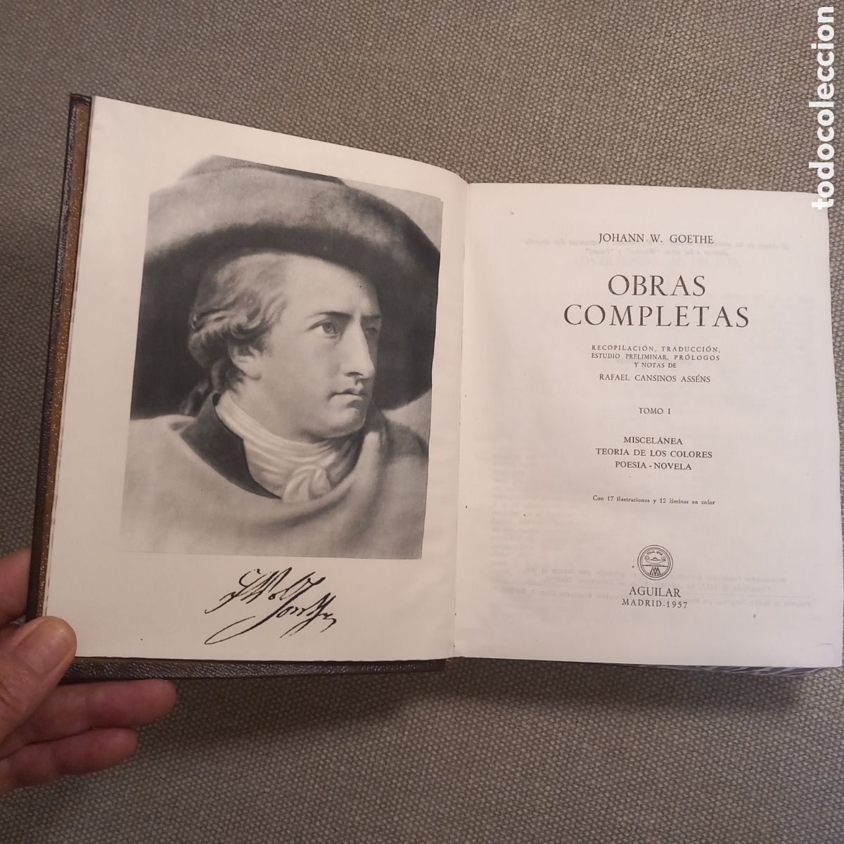 Libros de segunda mano: Goethe, ed. Aguilar, tomos I y II - Foto 3
