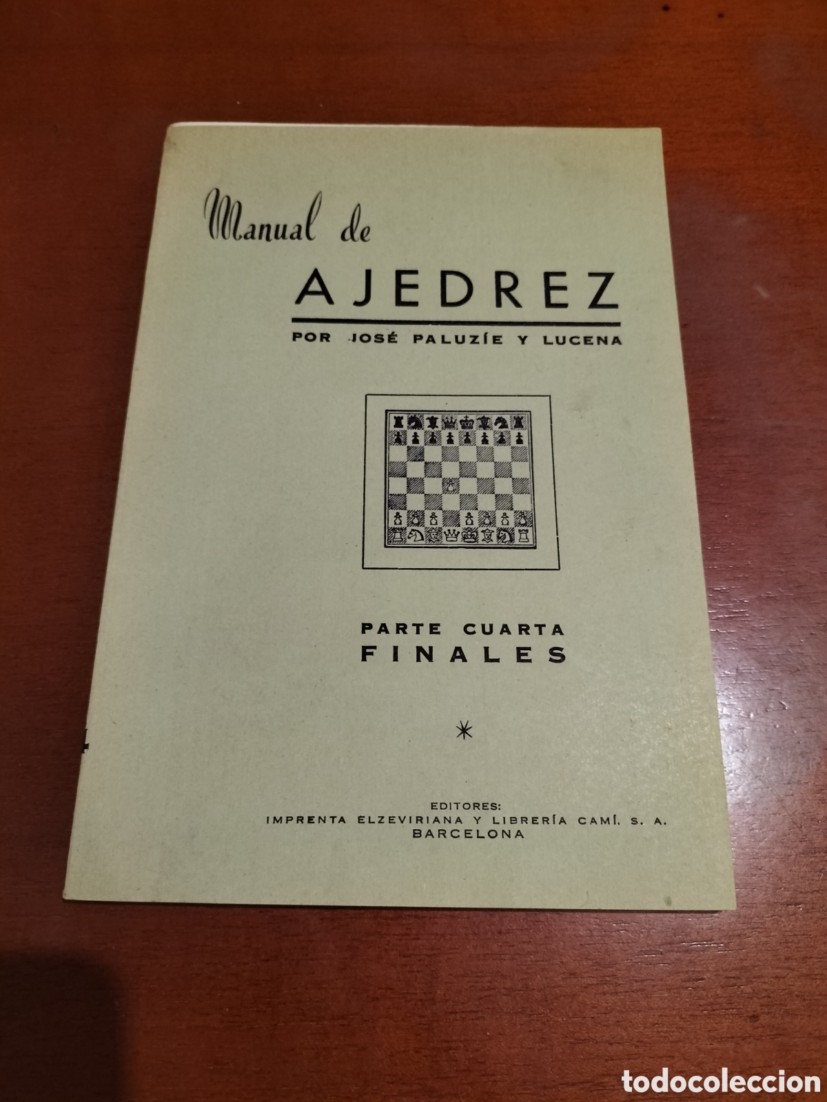 Libros de segunda mano: Manual de ajedrez - Parte cuarta finales - Foto 1