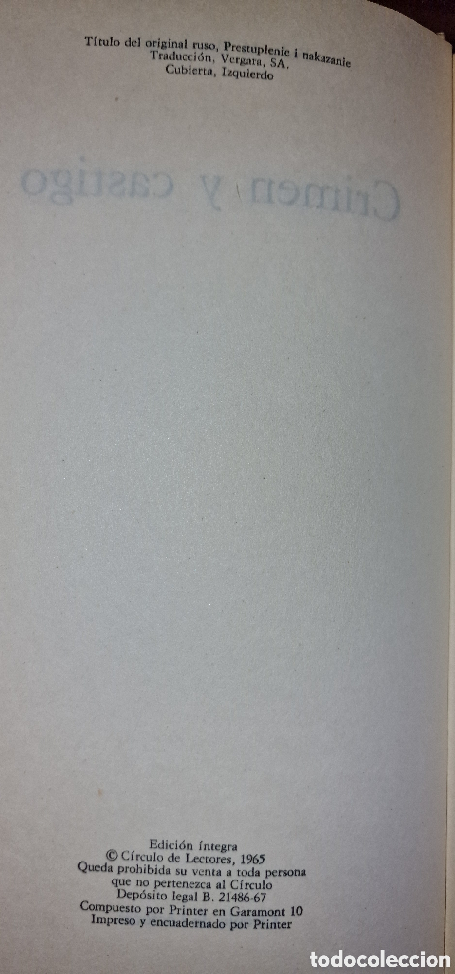 Libros de segunda mano: Crimen y Castigo, Fedor Dostoyevski - Foto 5