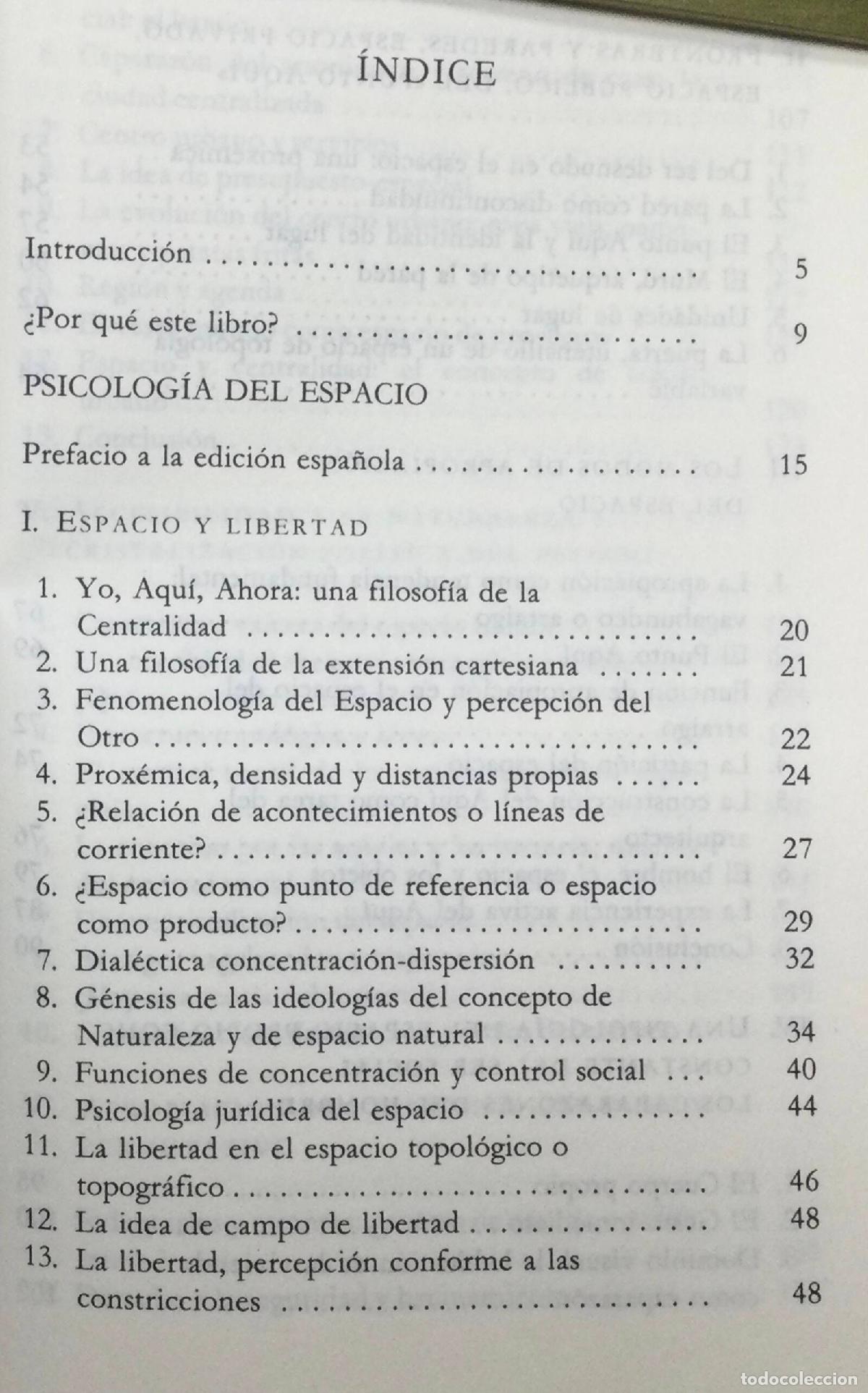 Libros de segunda mano: PSICOLOG&Iacute;A DEL ESPACIO. MOLES, A. - ROHMER, E.. C&iacute;rculo de lectores. 1990. - Foto 2