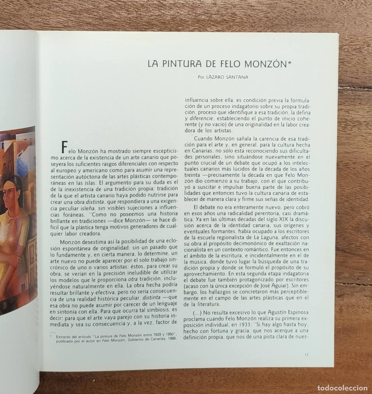 Libros de segunda mano: FELO MONZ&Oacute;N Y LA ESCUELA DE LUJ&Aacute;N P&Eacute;REZ. VV.AA. CICCA. 1990. - Foto 3
