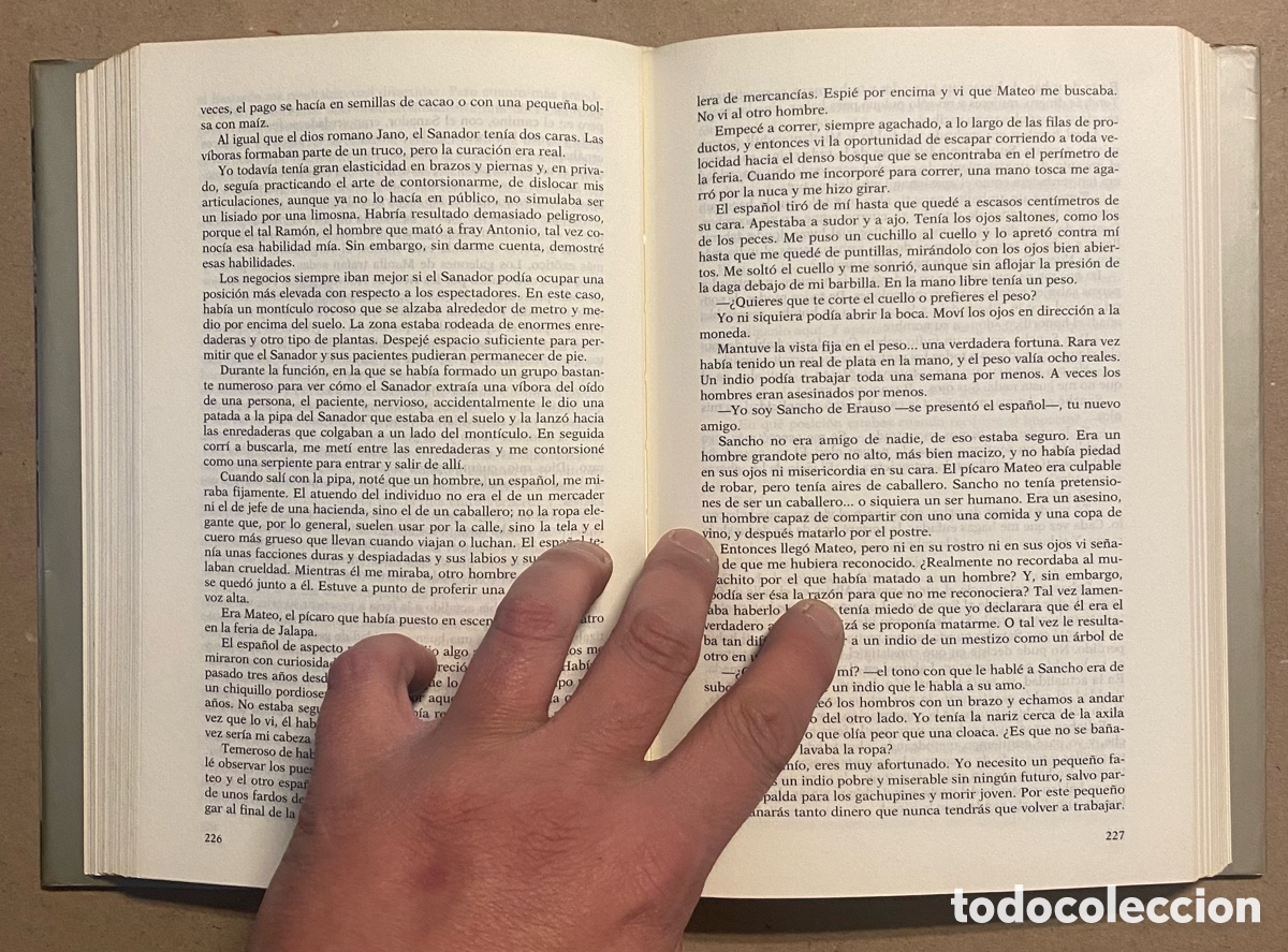 Libros de segunda mano: SANGRE AZTECA. GARY JEMNINGS. EDITORIAL PLANETA 2002. - Foto 4