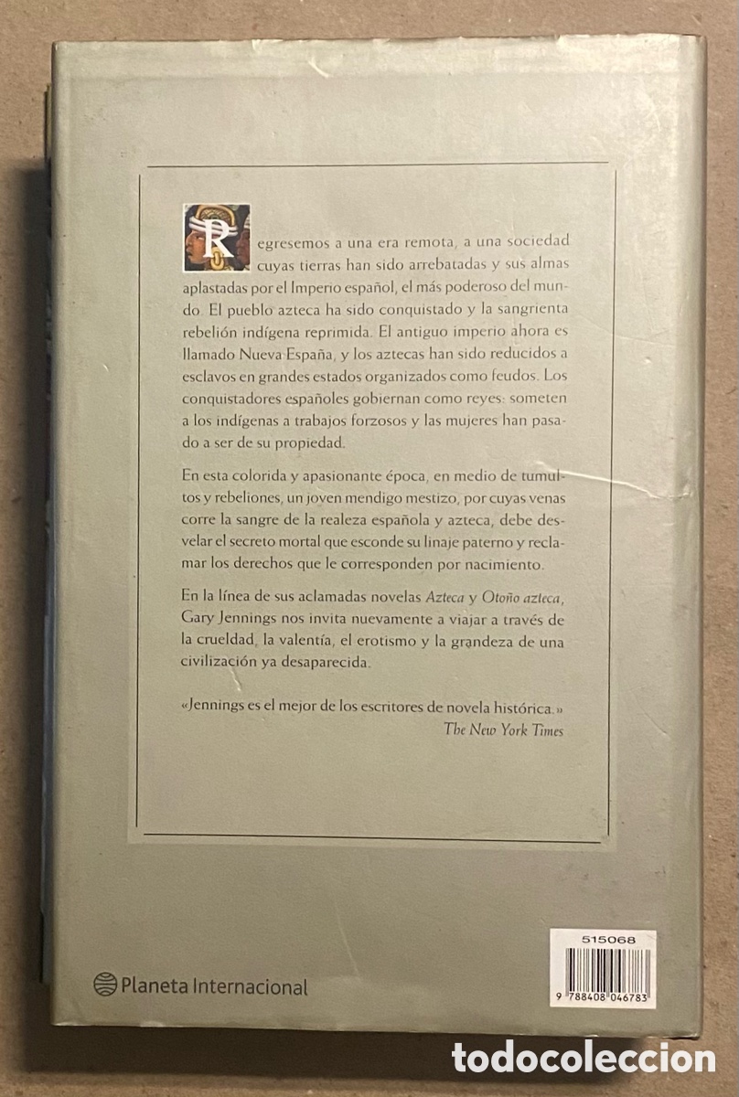 Libros de segunda mano: SANGRE AZTECA. GARY JEMNINGS. EDITORIAL PLANETA 2002. - Foto 6