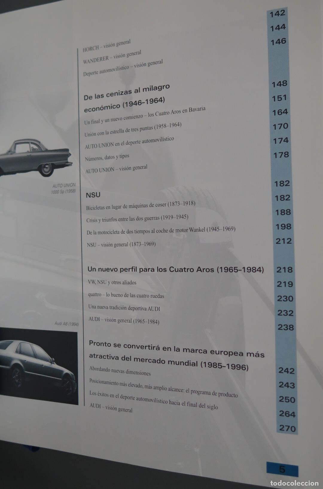 Libros de segunda mano: UNA HISTORIA DE PROGRESO. Cronica de Audi - Foto 3