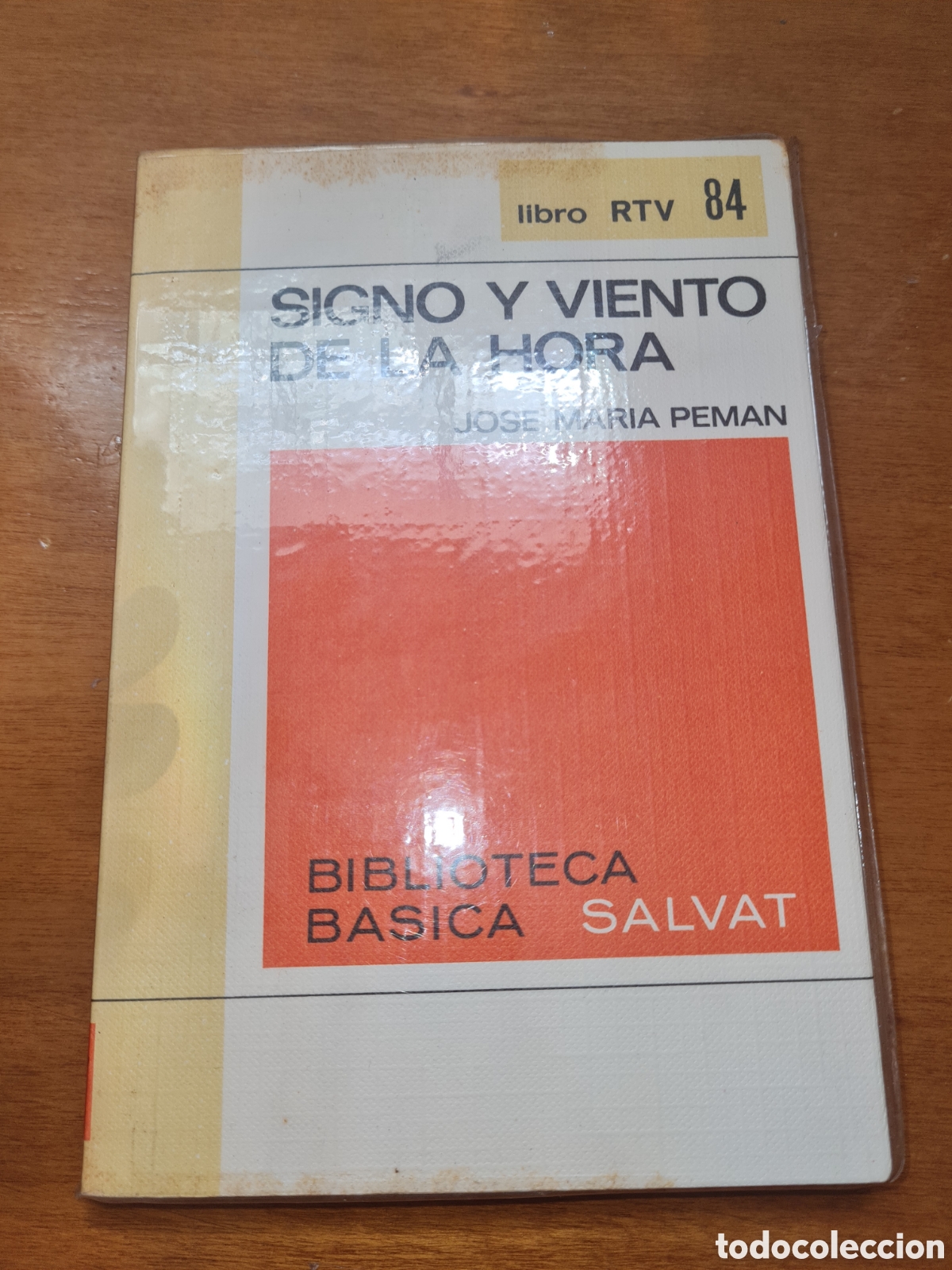 Libros de segunda mano: Libro Signo y viento de la hora RTV Salvat - Foto 1