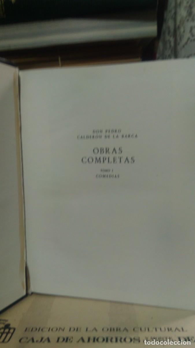 Libros de segunda mano: OBRAS COMPLETAS COMEDIAS, CALDERON DE LA BARCA, ED. AGUILAR - Foto 2
