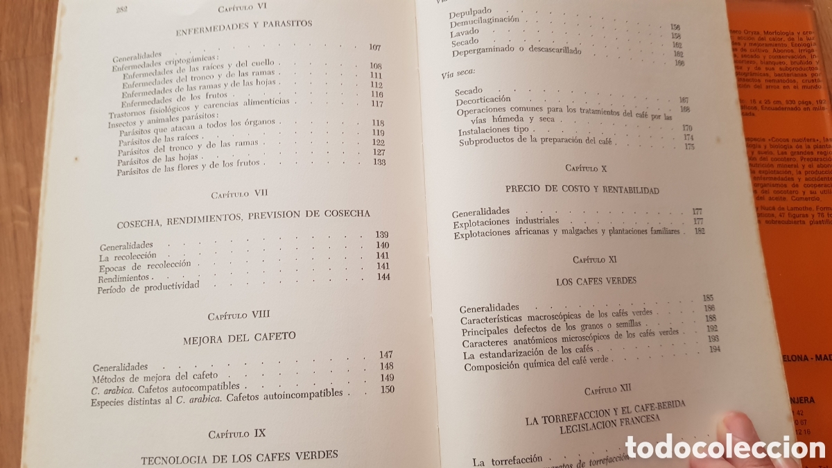 Libros de segunda mano: El caf&eacute;. R. Coste. Tecnicas agr&iacute;colas - Foto 7