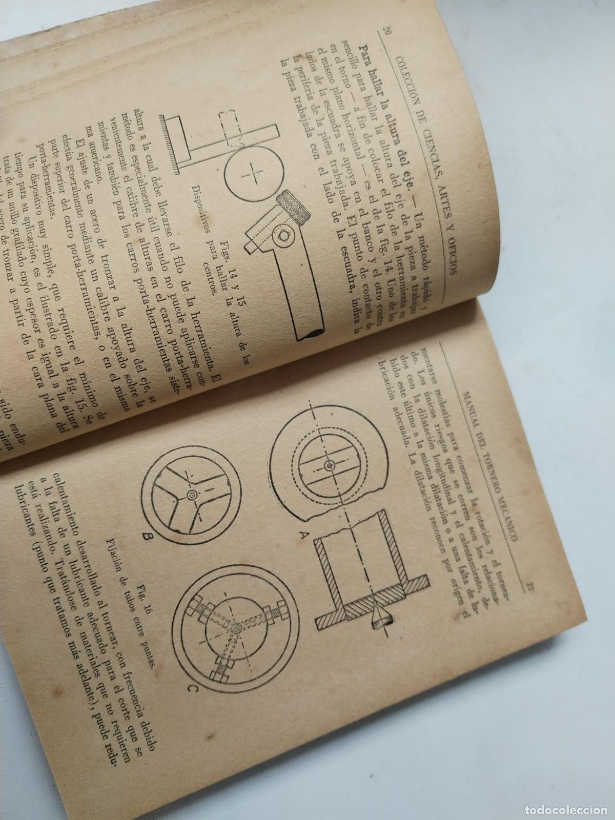 Libros de segunda mano: 1945 manual del tornero, editorial albatros, - c124 - Foto 2