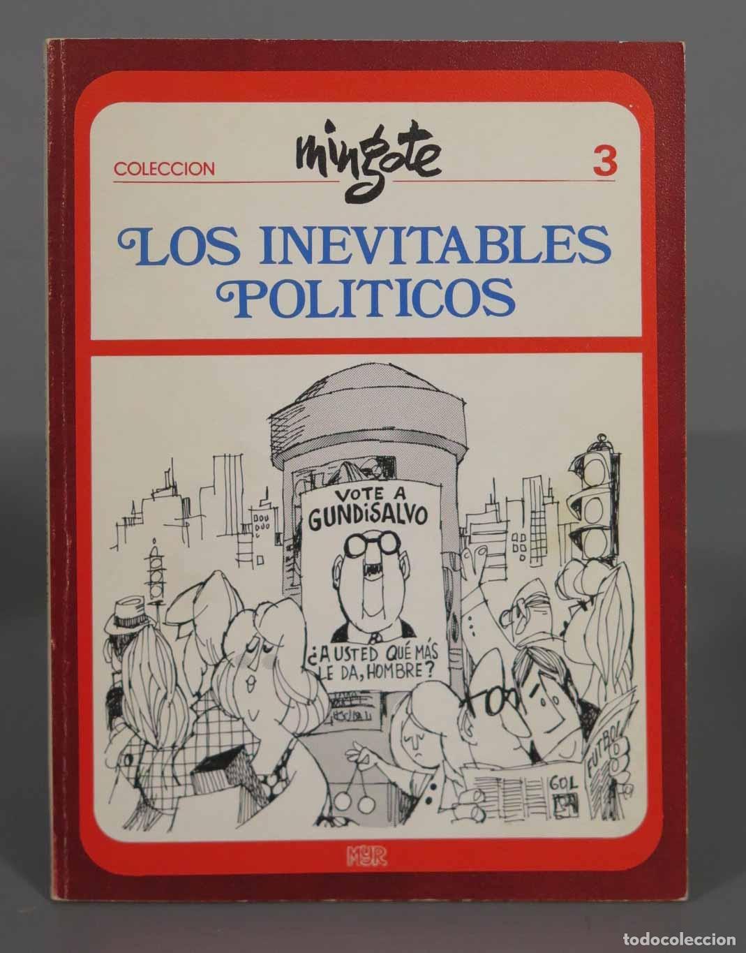 Gebrauchte B&uuml;cher: Los Inevitables Pol&iacute;ticos Mingote. DEDICADO POR AUTOR CON DIBUJO