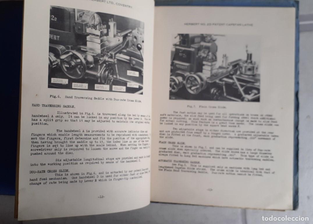 Libros de segunda mano: HERBERT No 2D CAPSTAN LATHE - Operator&acute;s handbook - Alfred Herbert ltd. Coventry - Foto 5