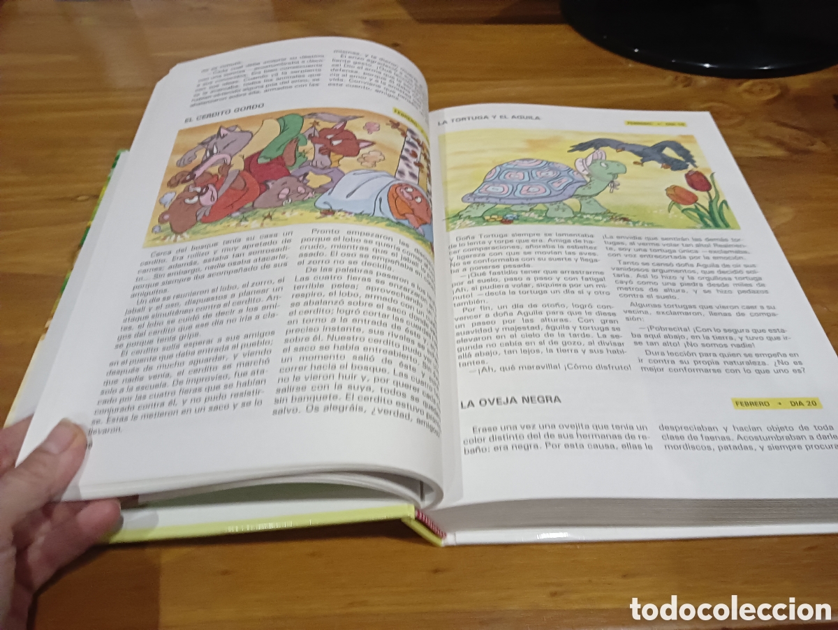 Libros de segunda mano: 365 f&aacute;bulas . Ediciones Servilibro - Foto 5