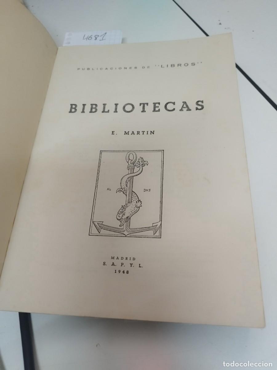 Libros de segunda mano: BIBLIOTECAS ........ - Foto 2