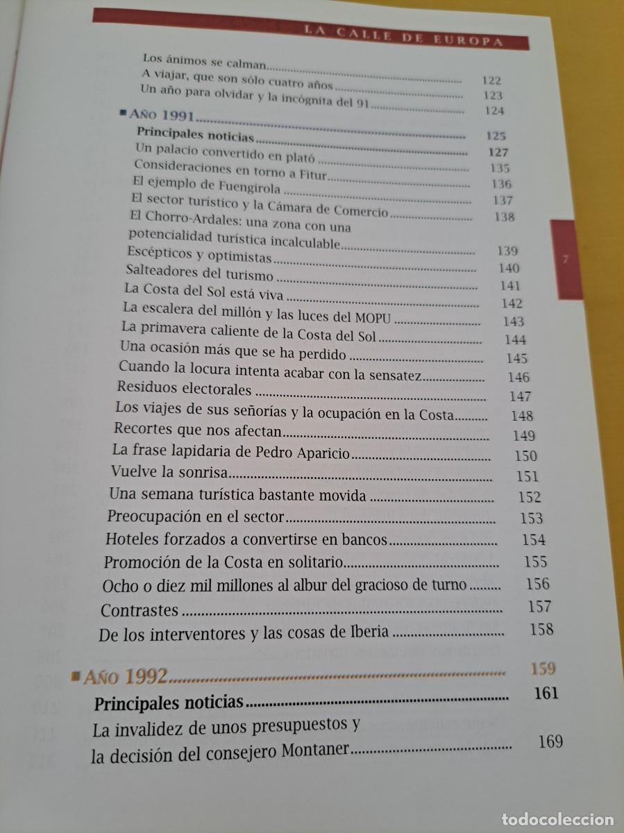 Libros de segunda mano: RAFAEL FUENTES - LA CALLE DE EUROPA - 2001 - Foto 5