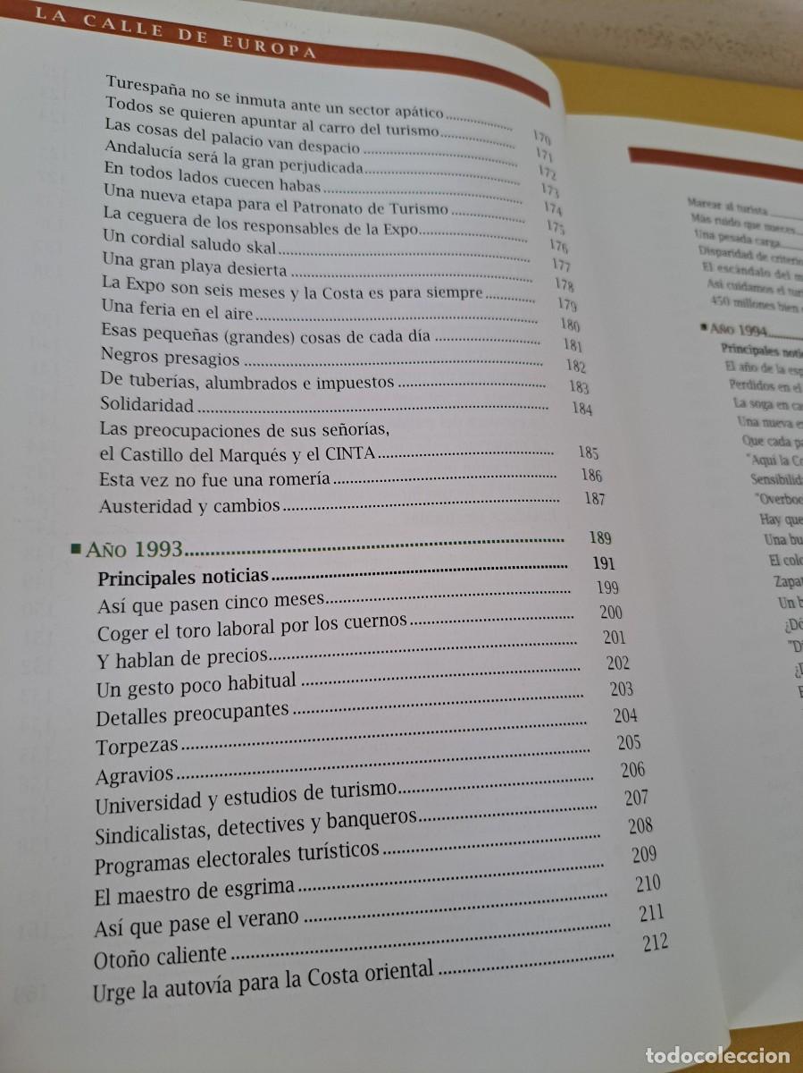 Libros de segunda mano: RAFAEL FUENTES - LA CALLE DE EUROPA - 2001 - Foto 6