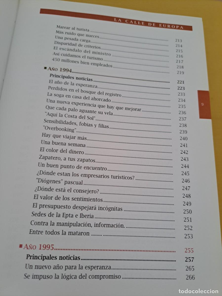 Libros de segunda mano: RAFAEL FUENTES - LA CALLE DE EUROPA - 2001 - Foto 7