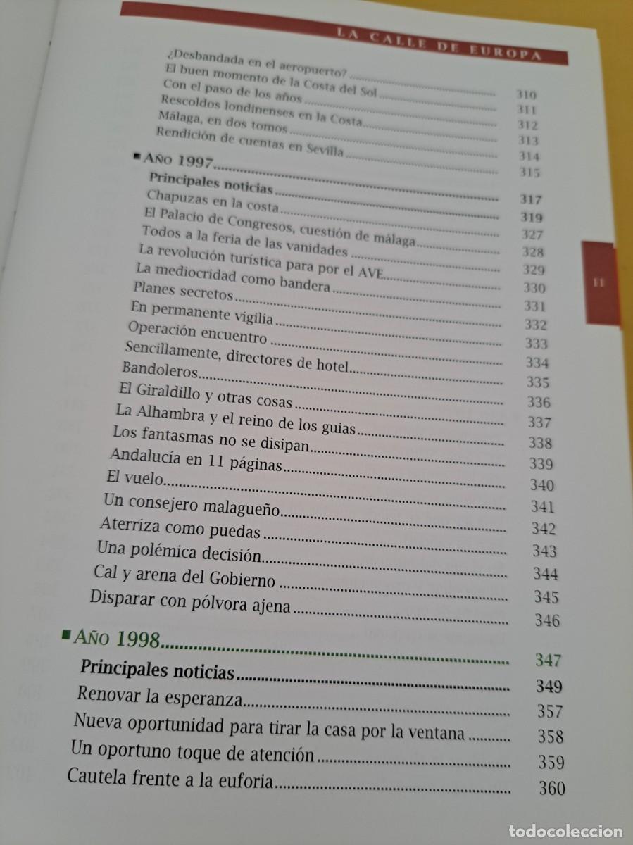 Libros de segunda mano: RAFAEL FUENTES - LA CALLE DE EUROPA - 2001 - Foto 9