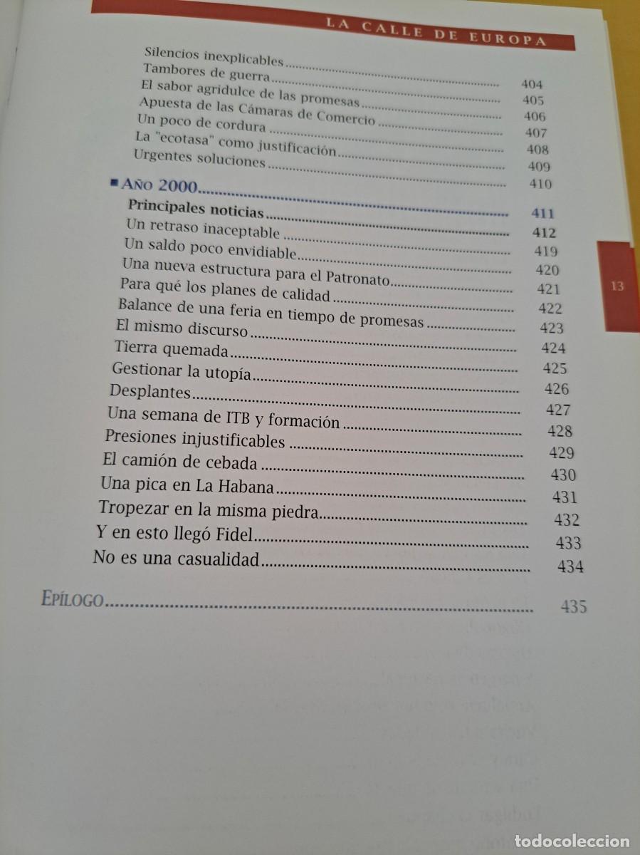 Libros de segunda mano: RAFAEL FUENTES - LA CALLE DE EUROPA - 2001 - Foto 11