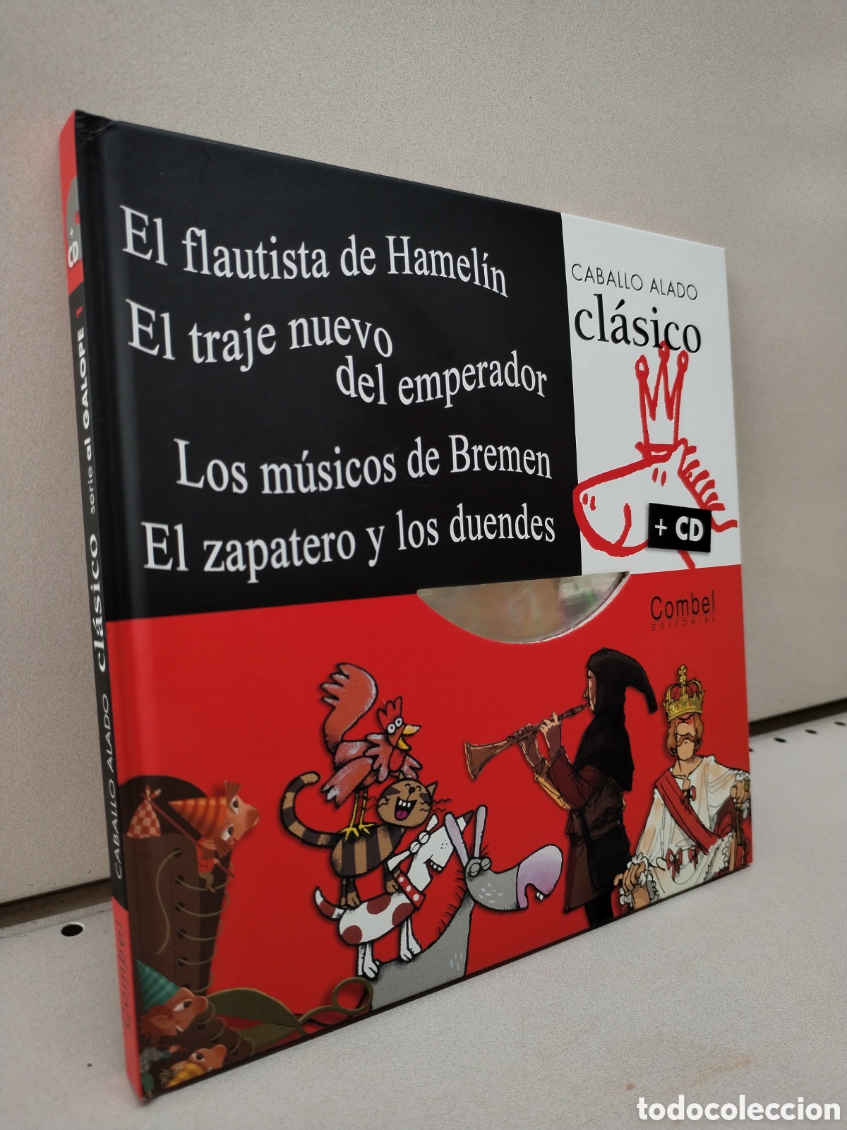 Libros de segunda mano: Caballo alado cl&aacute;sico + cd - Combel Editorial - Foto 1