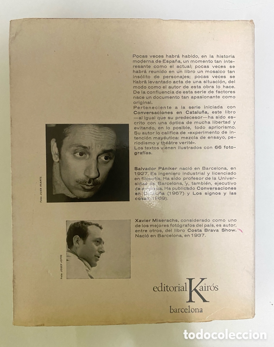 Libros de segunda mano: Conversaciones en Madrid - PANIKER, Salvador - Foto 2