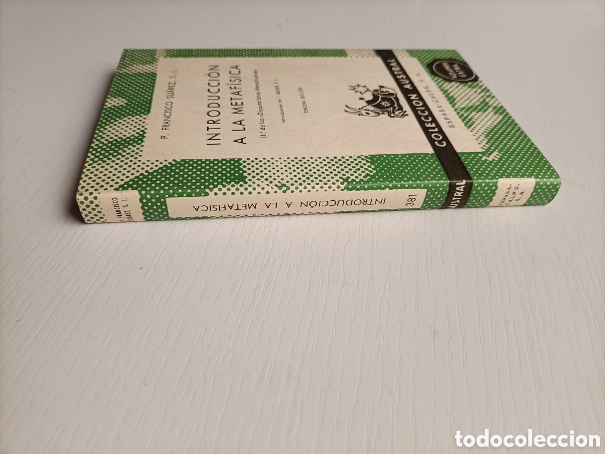 Libros de segunda mano: Introducci&oacute;n a la metaf&iacute;sica. P. Francisco Su&aacute;rez - Foto 5