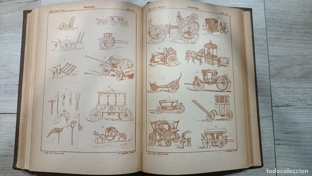 Libros de segunda mano: Cesar Cant&uacute;, Historia Universal Atlas 1889 - Foto 8