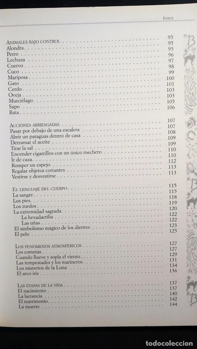 Libros de segunda mano: EL LIBRO DE LAS SUPERSTICIONES. OR&Iacute;GENES, SIGNIFICADO E INTERPRETACIONES - MASSIMO CENTINI - Foto 5