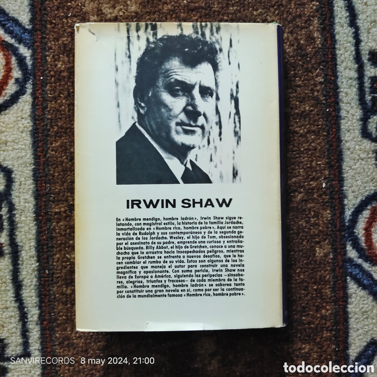 Libros de segunda mano: HOMBRE MENDIGO, HOMBRE LADR&Oacute;N (IRWIN SHAW) - Foto 2